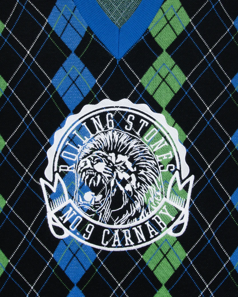 Argyle Lion Crest Stones Vest - Image 3
