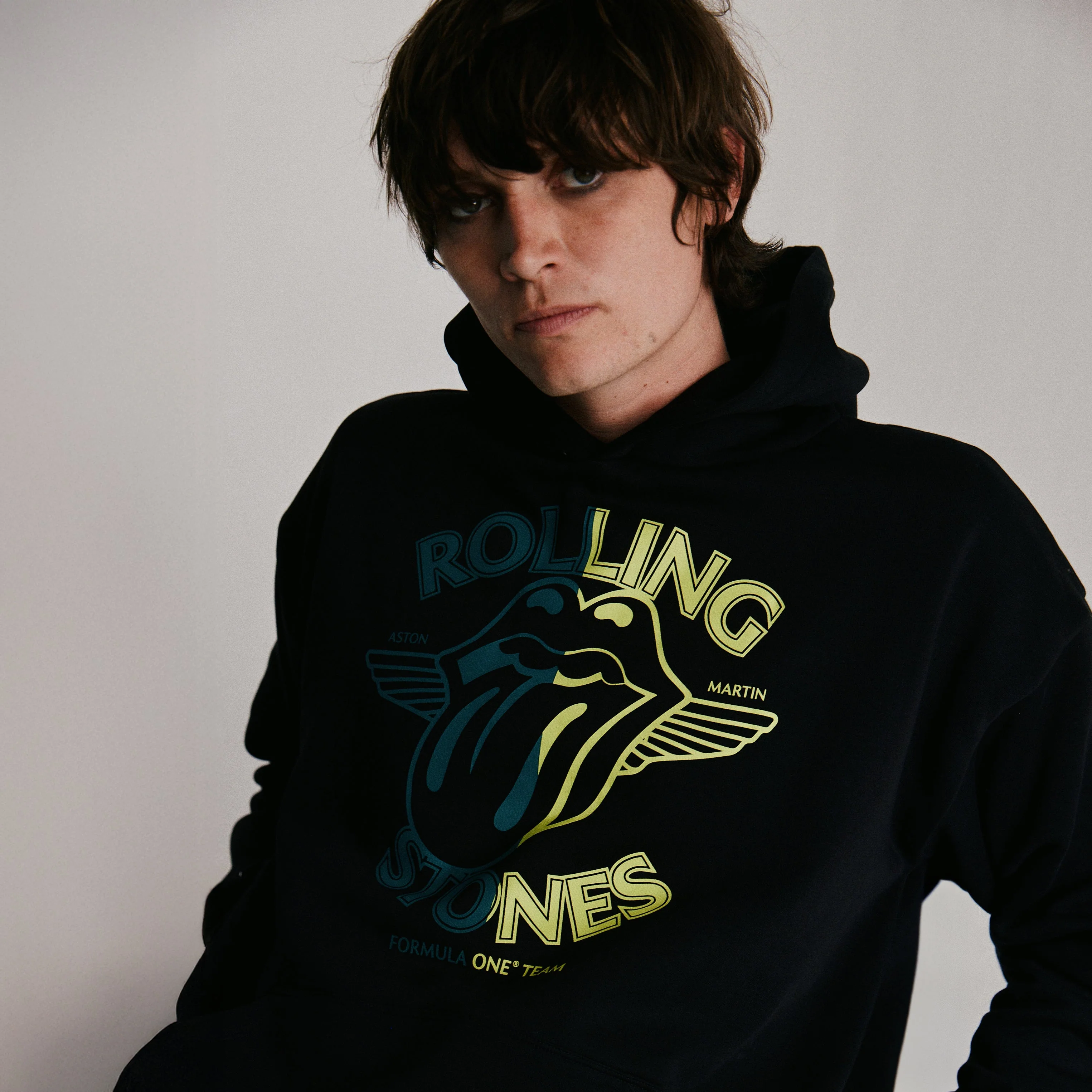 ASTON MARTIN Aramco F1® X ROLLING STONES HOODIE - Image 3