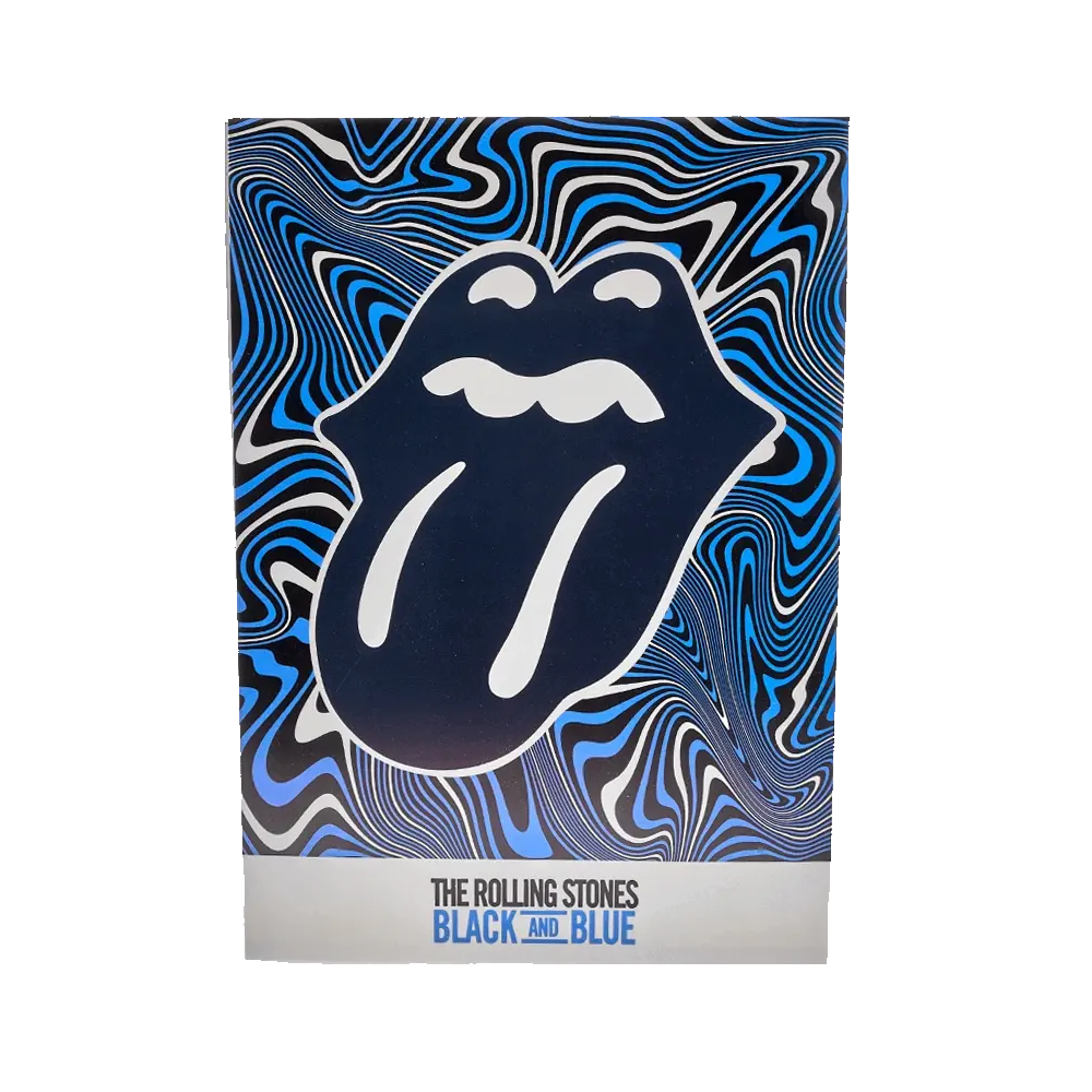 Black and Blue Lenticular Poster