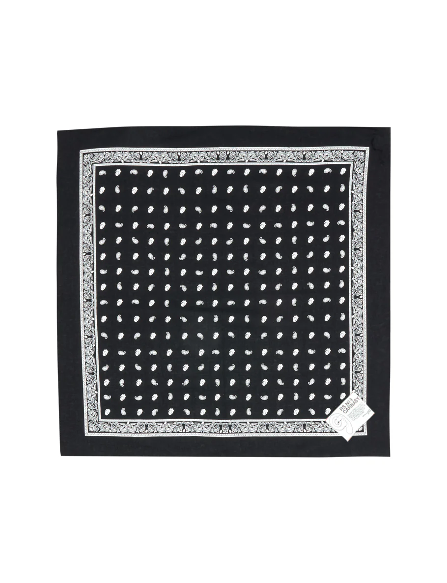 Black Paisley Bandana