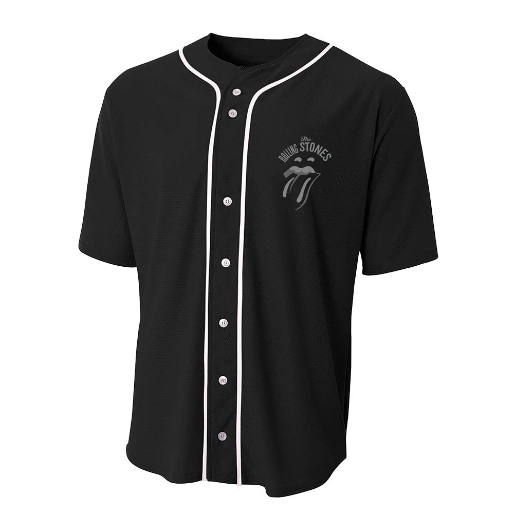 Black Tonal Baseball Jersey