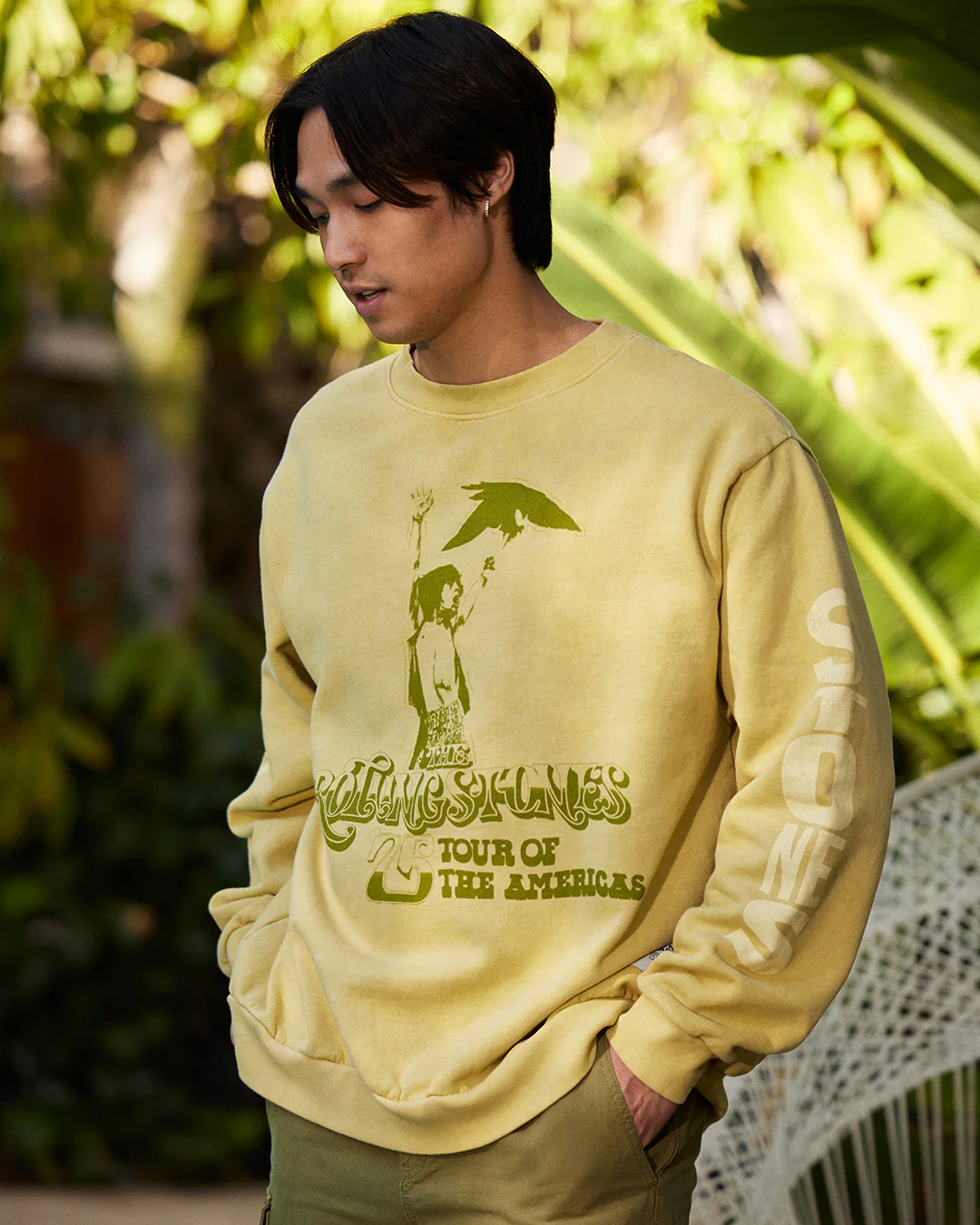 Block Font Tour Americas Crewneck - Image 7