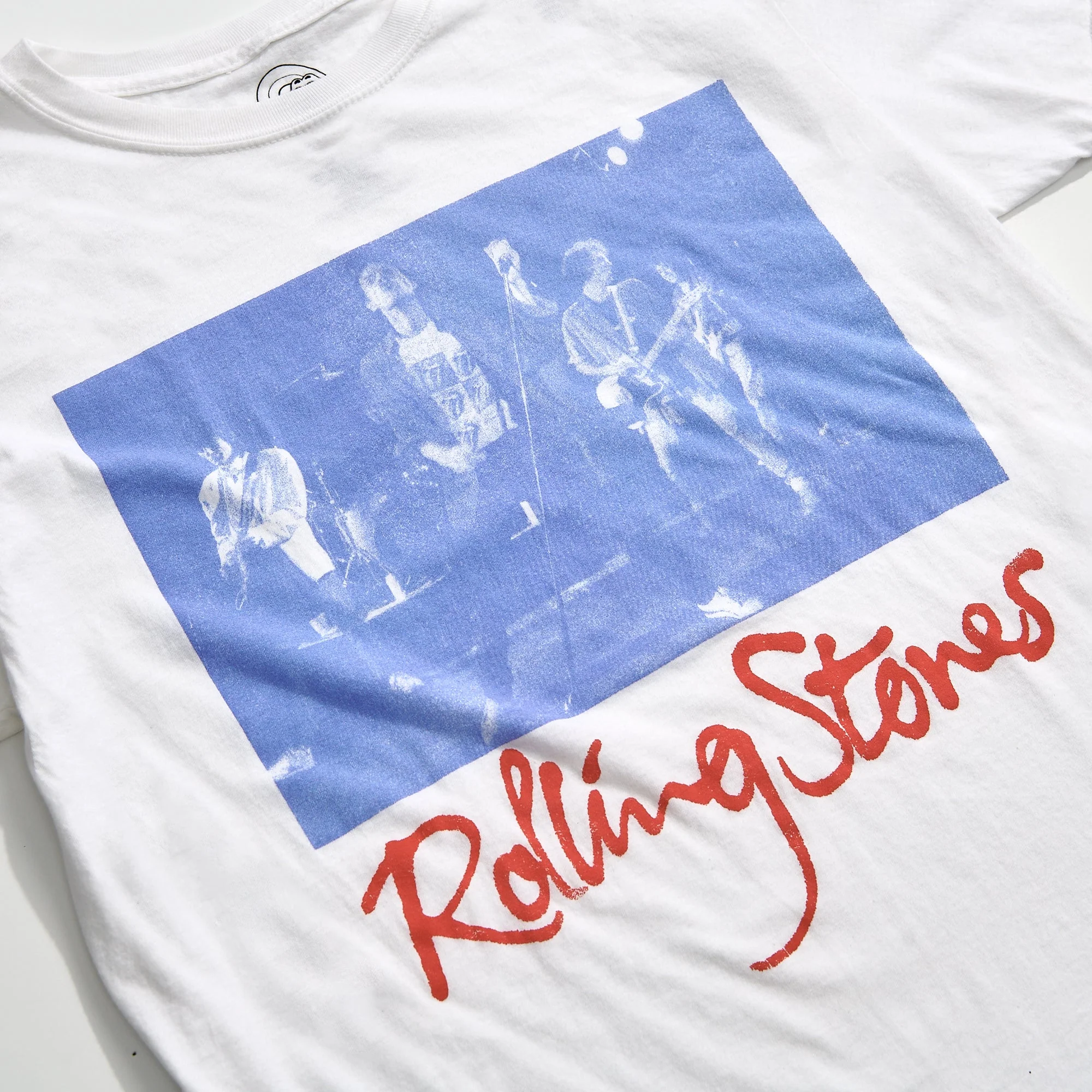 Blue Photo Washed T-Shirt - Image 2