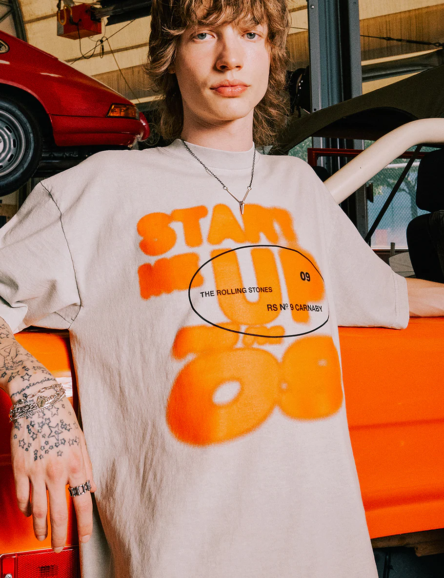 Blurred Start Me Up T-Shirt - Image 3
