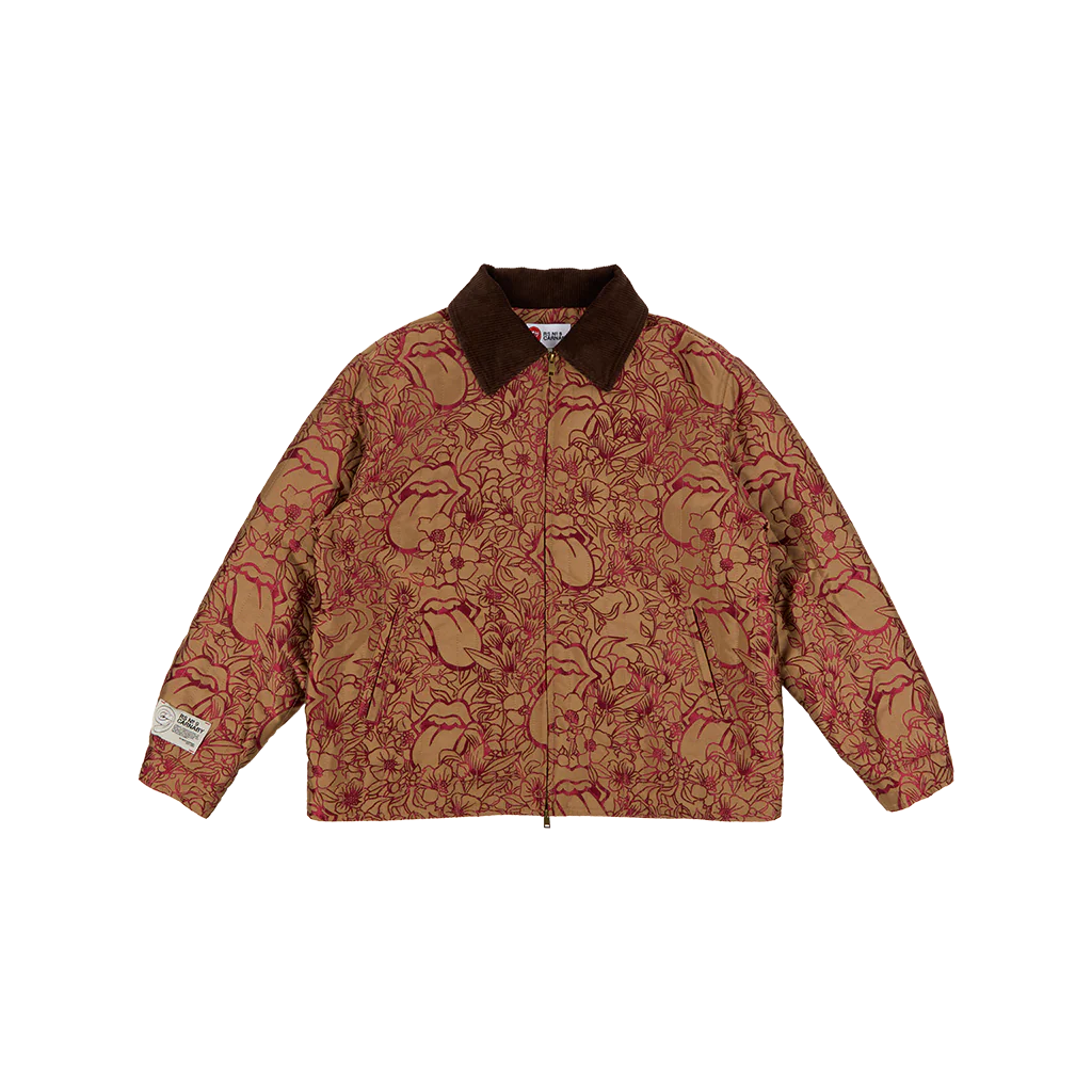 Brocade Licks Corduroy Collar Jacket