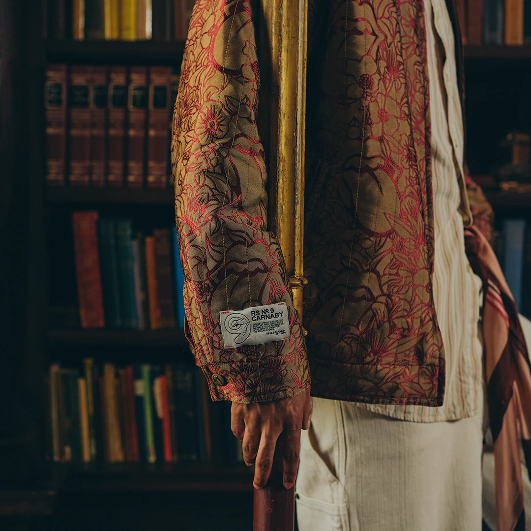 Brocade Licks Corduroy Collar Jacket - Image 3