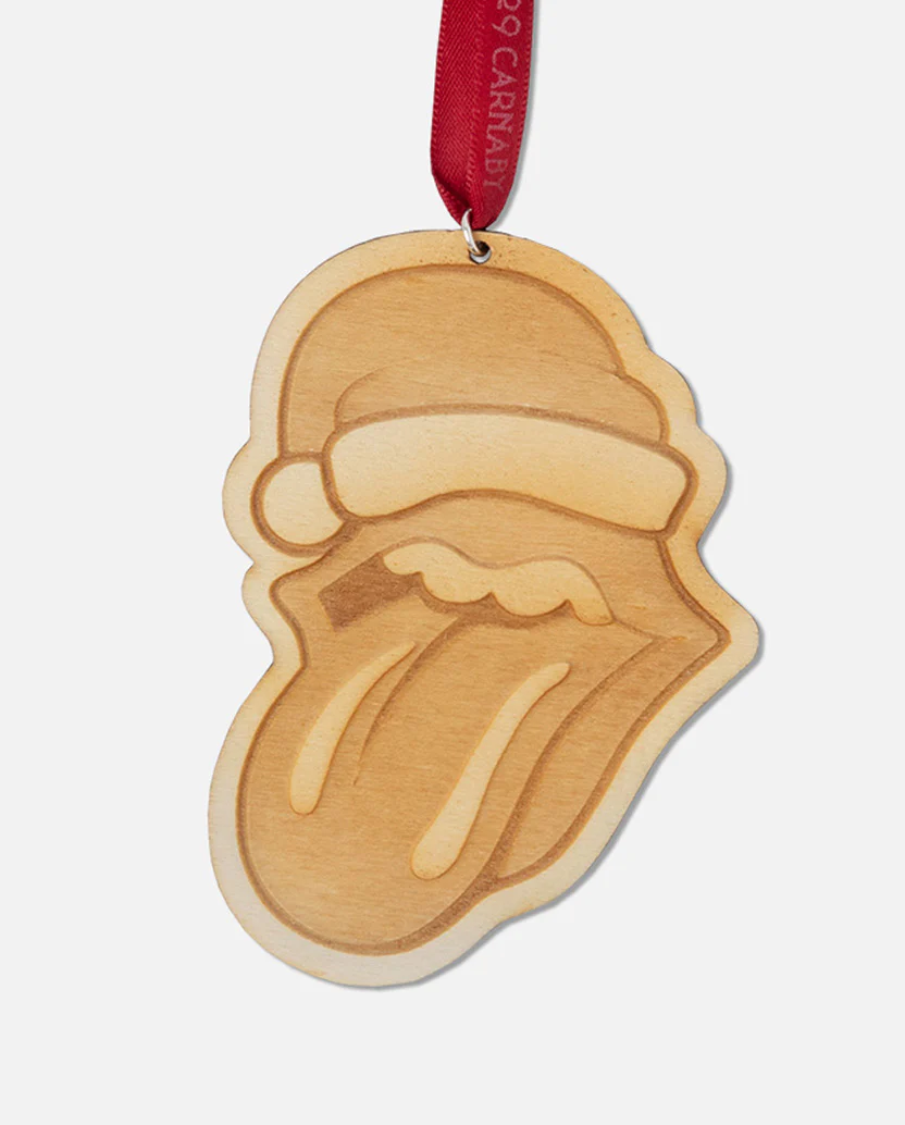 Classic Lick Santa Hat Wooden Ornament - Image 3