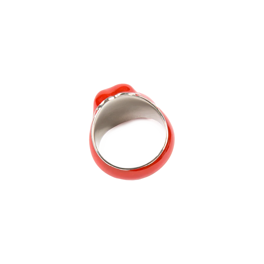 Classic Logo Red Resin Ring - Image 4