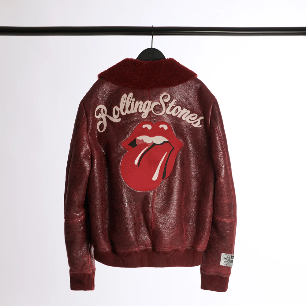 Classic Logo Shearling Collar Aviator Jacket