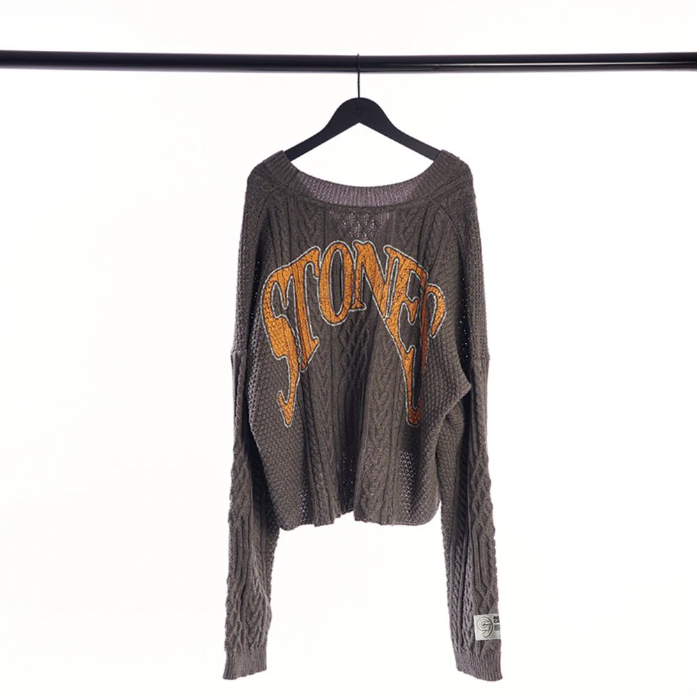 Classic Stones Cable Knit Cardigan