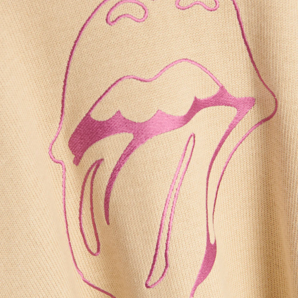 Classic Tongue Knit Chenille Patch Sweater - Image 5