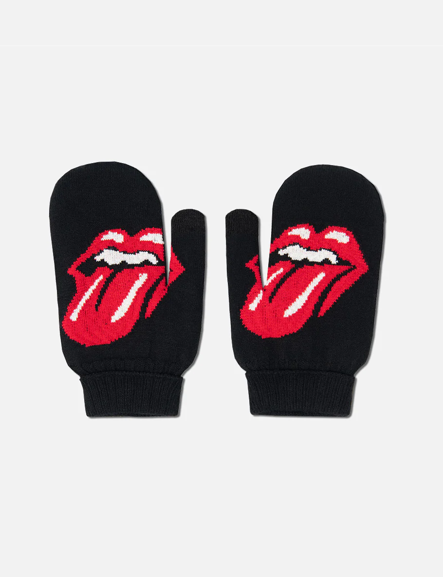 Classic Tongue Knitted Intarsia Mittens