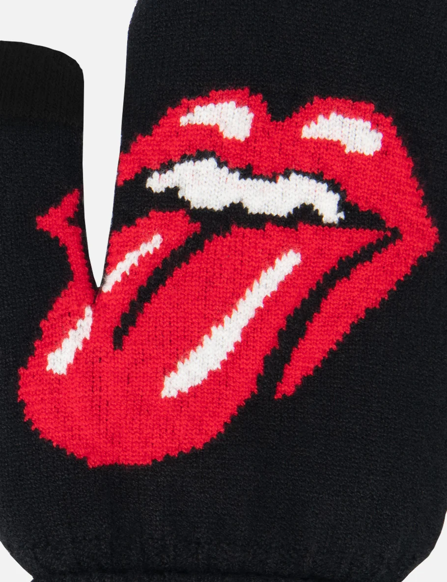 Classic Tongue Knitted Intarsia Mittens - Image 3