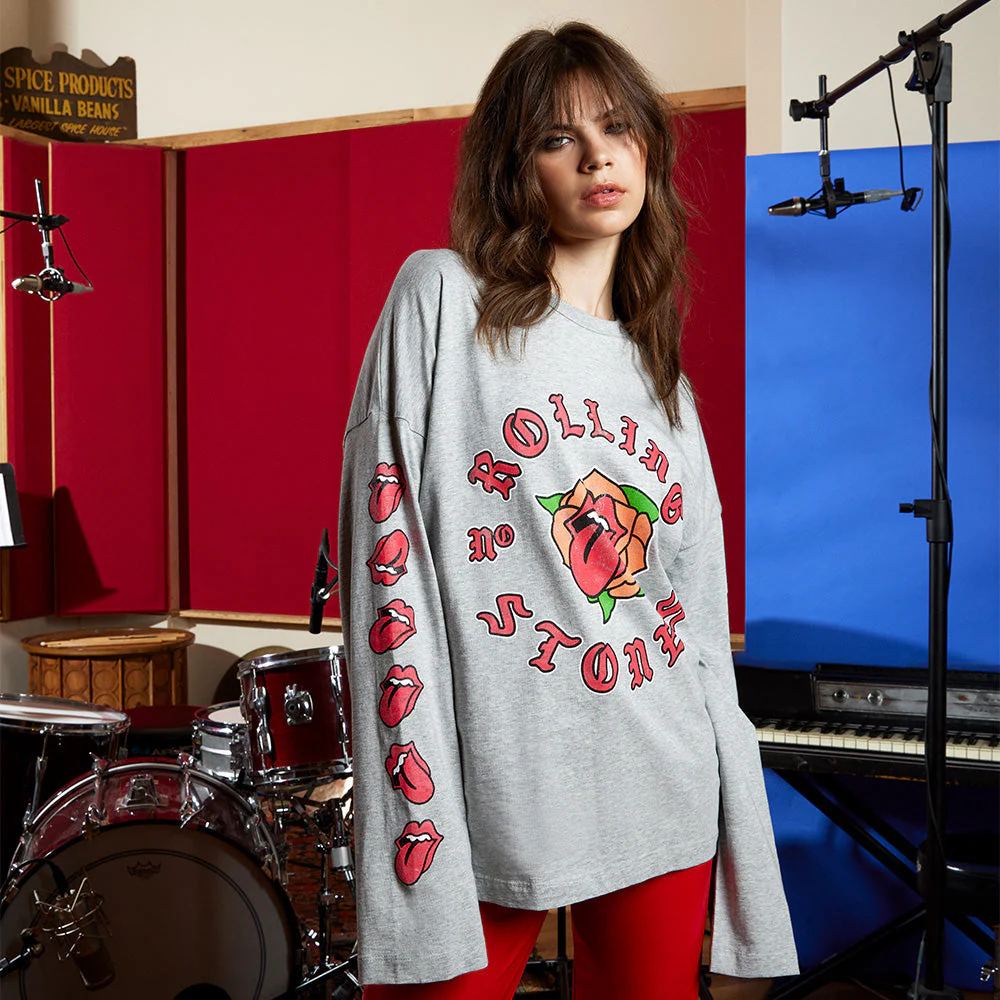 Flower Tongue Longsleeve T-Shirt - Image 2