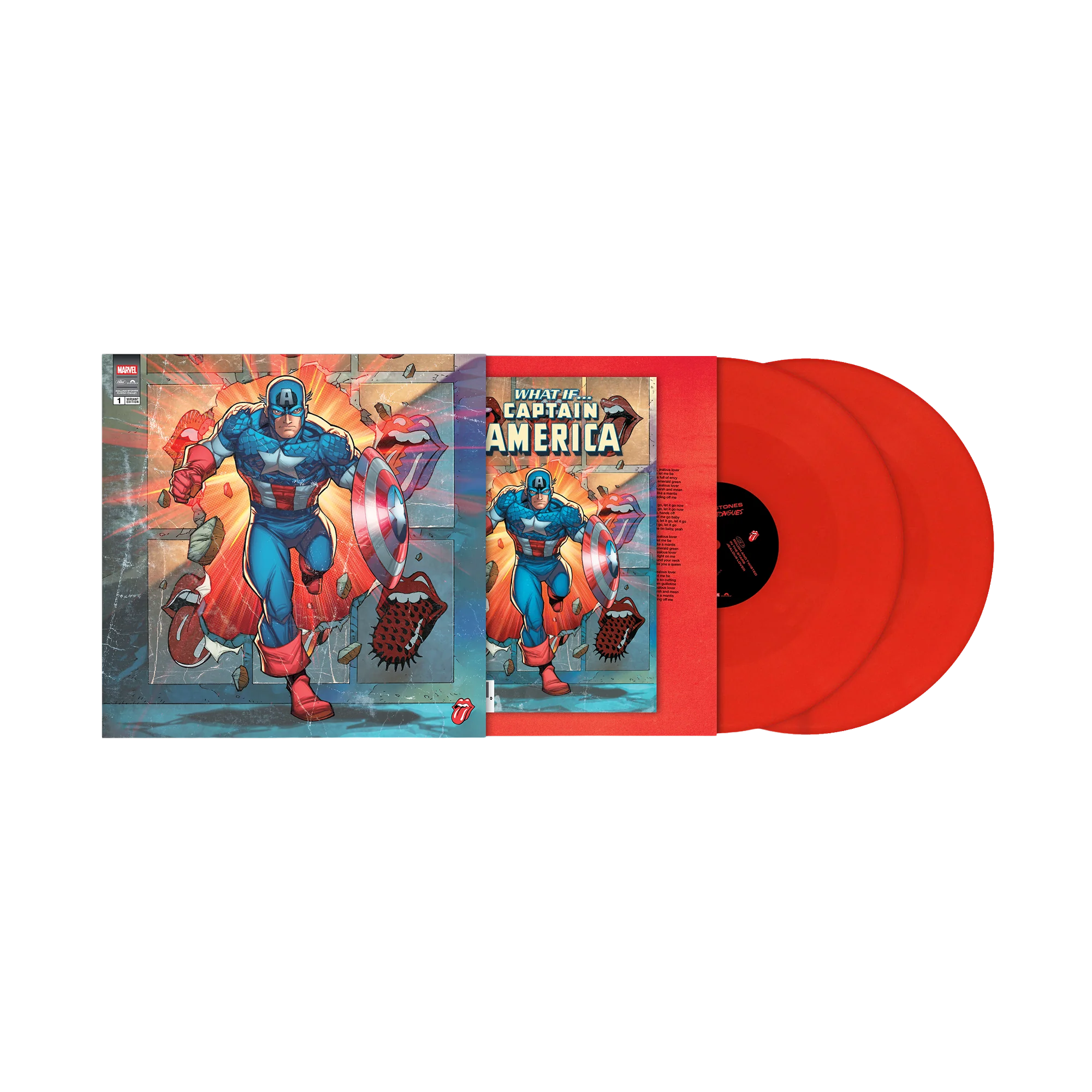 Foreign Tongues Limited Edition Marvel Vinyl + Comic Book / CAPTAIN AMERICA - Image 2