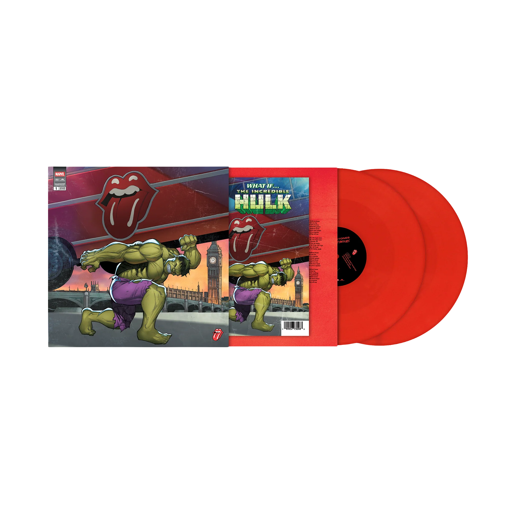 Foreign Tongues Limited Edition Marvel Vinyl + Comic Book / HULK - Image 2