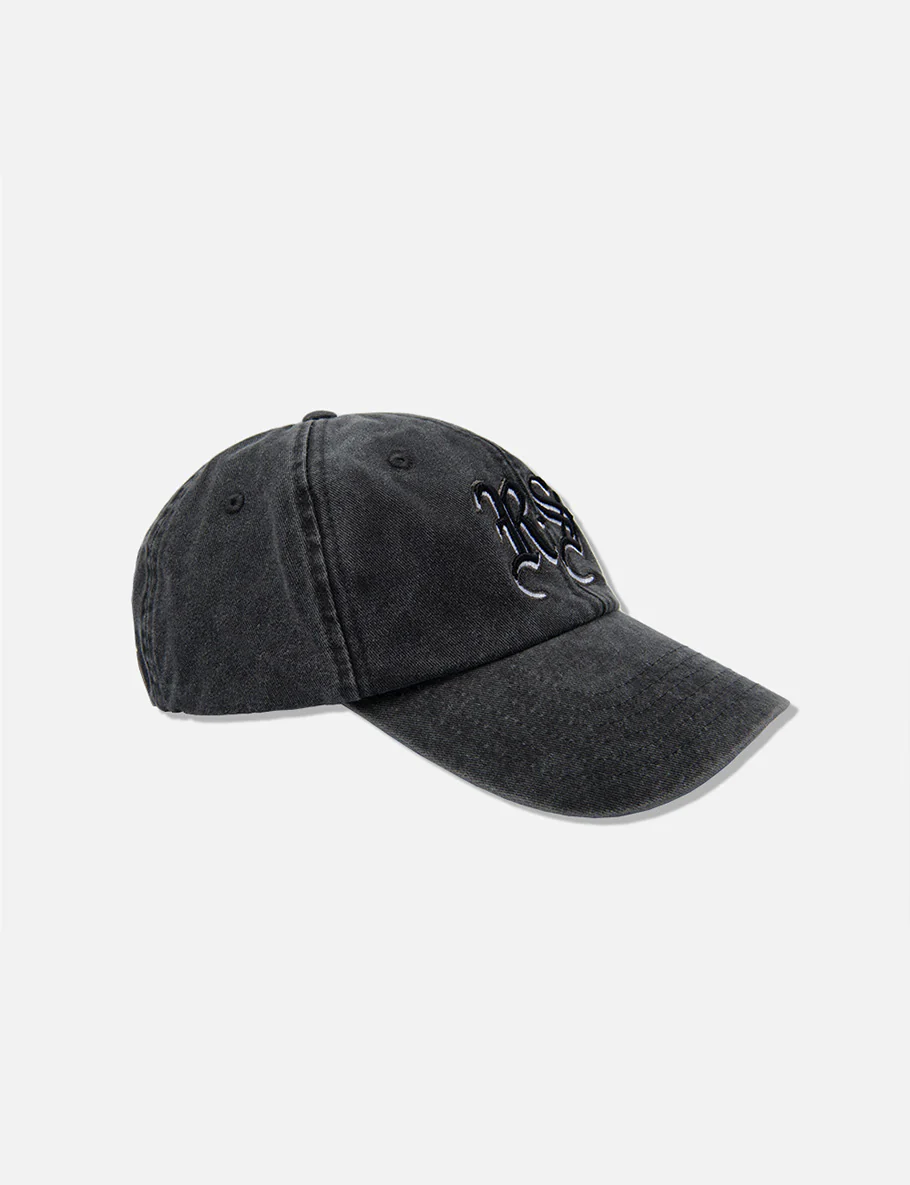 Gothic 'RS' Logo Distressed Dad Cap - Image 4