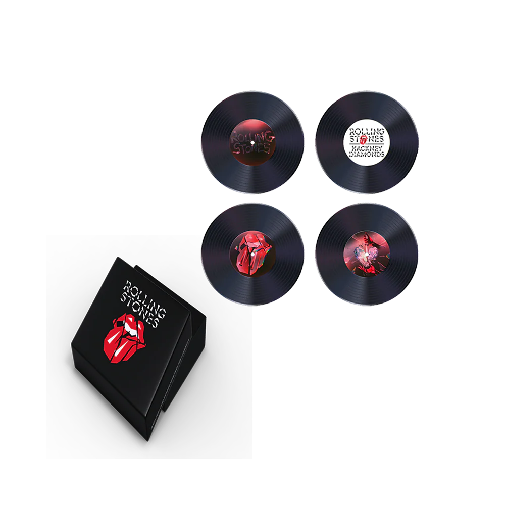 Hackney Diamonds Vinyl Coaster Set