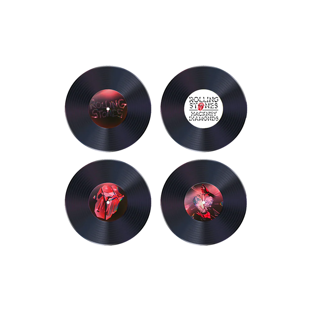 Hackney Diamonds Vinyl Coaster Set - Image 2