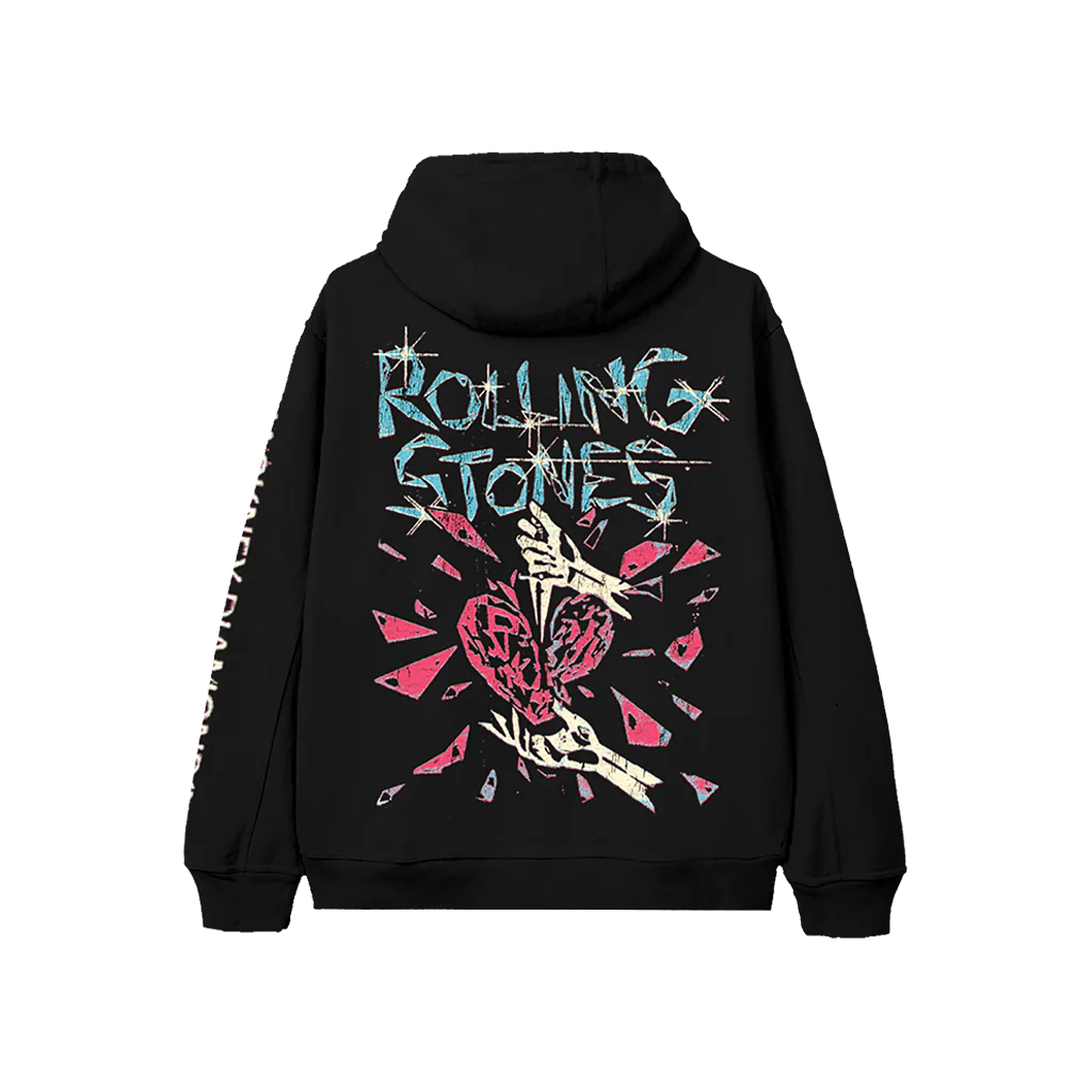 Hackney Diamonds Zip Up Glimmer Hoodie
