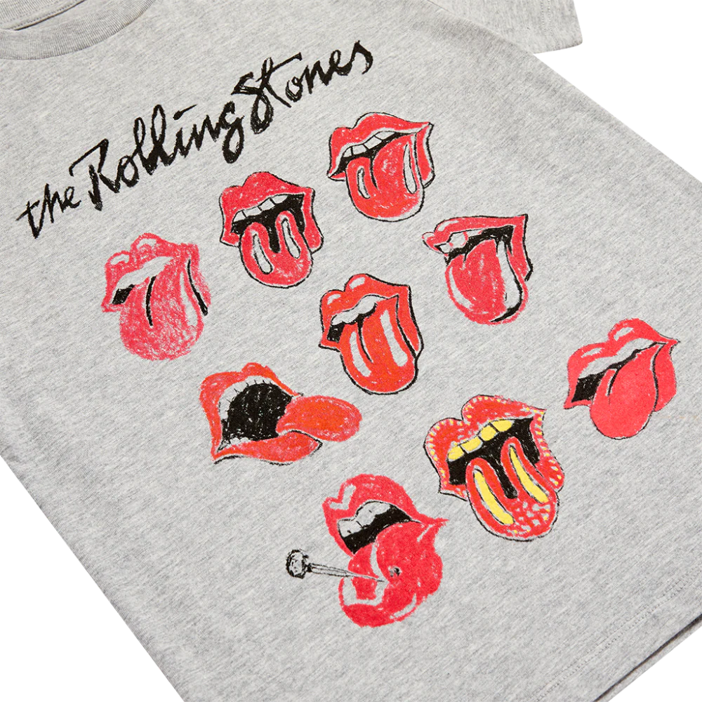 Kids Classic Tongues History Grey T-Shirt - Image 3