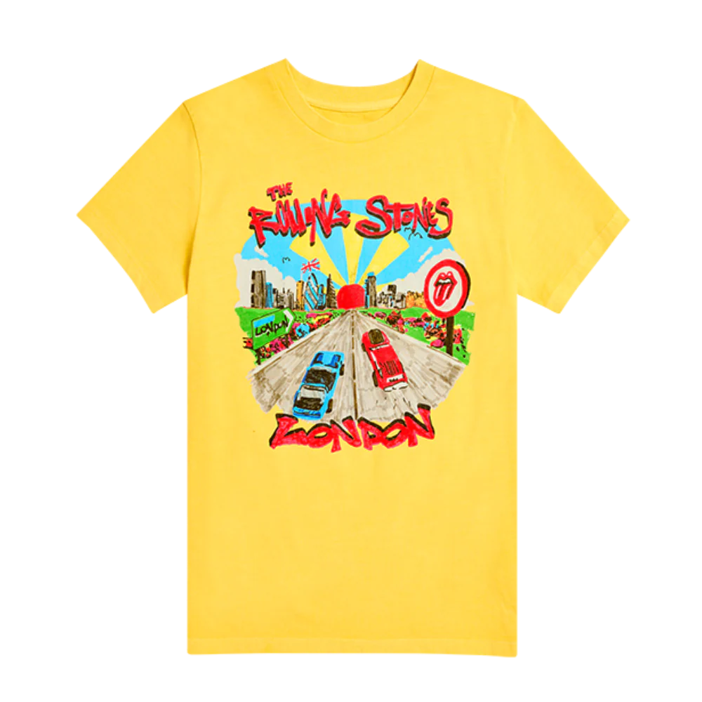 Kids Illustrated London Yellow T-Shirt