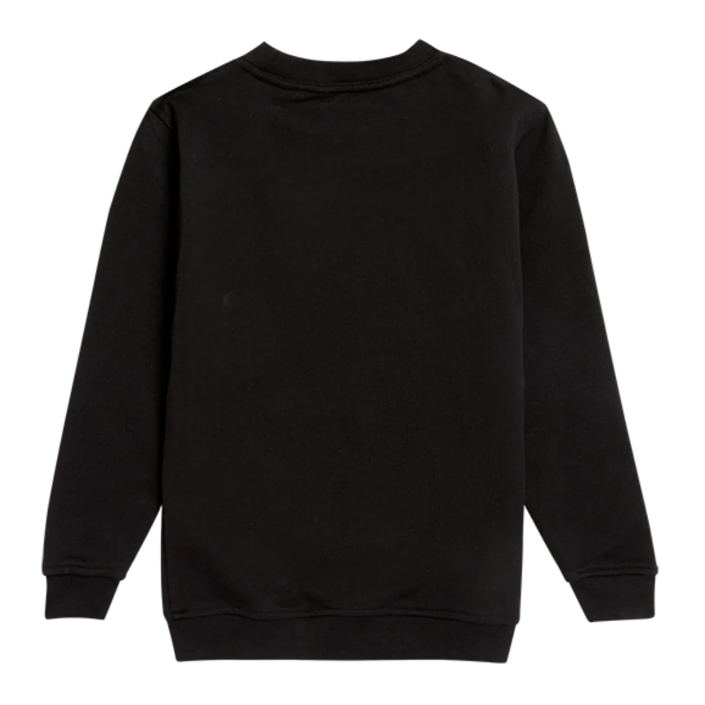Kids Multi Logo Black Crewneck - Image 2