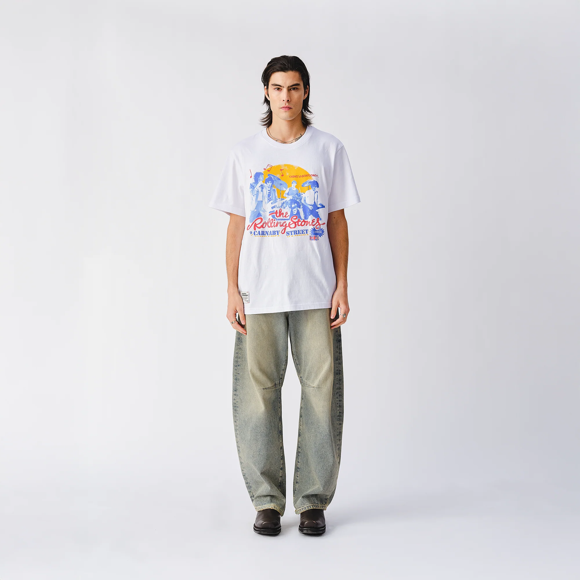 Ladies & Gentlemen The Rolling Stones White T-Shirt - Image 2