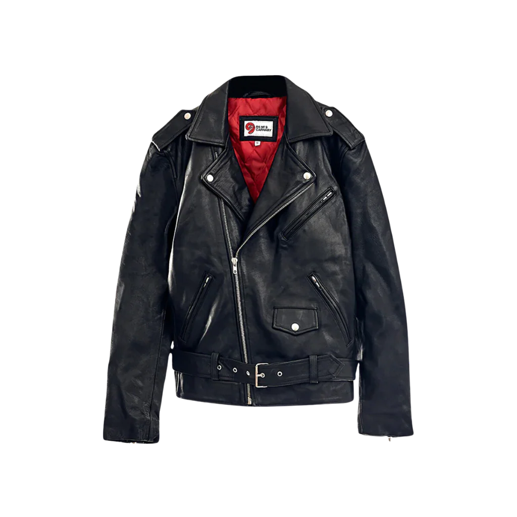 Leather Sequin Applique Jacket - Image 2