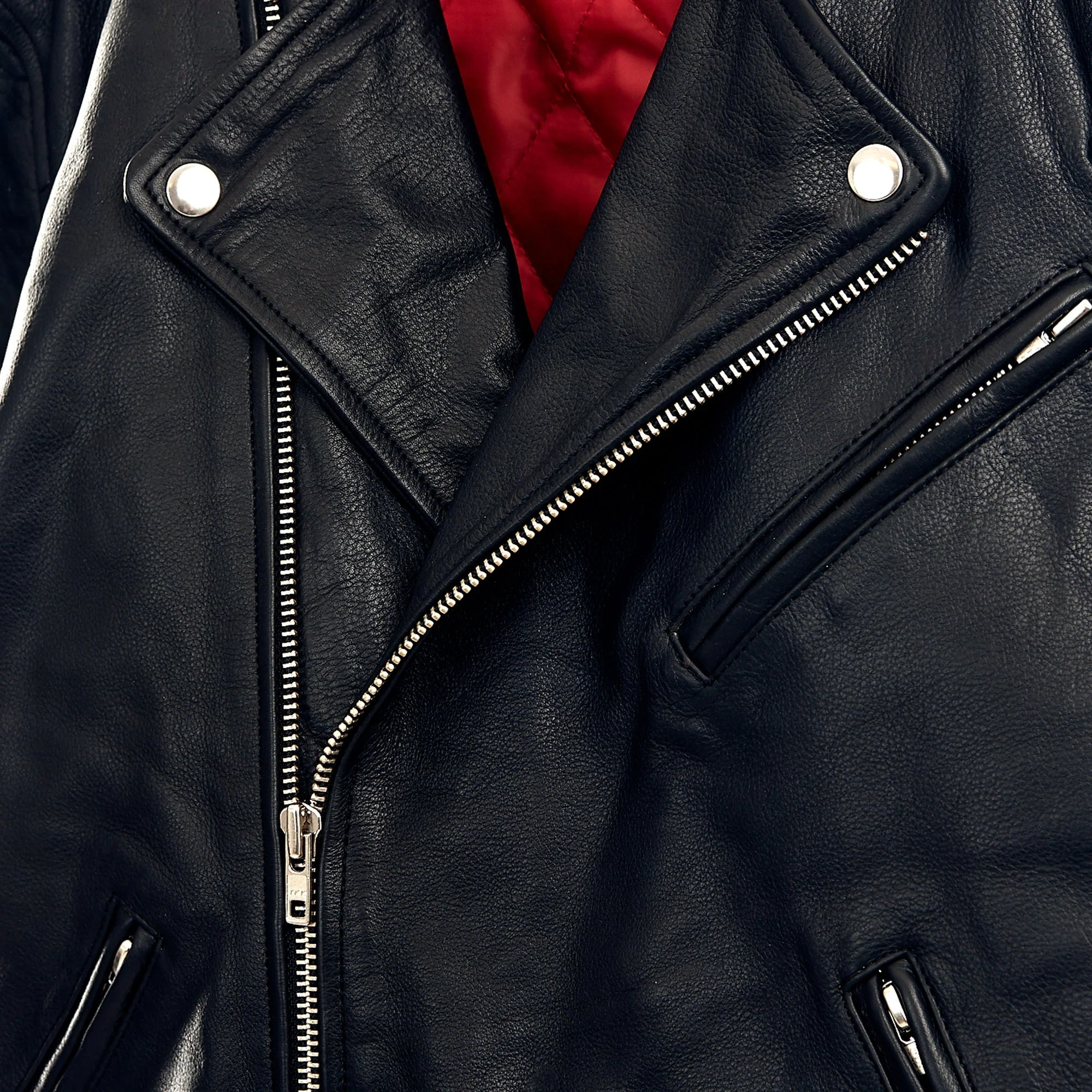 Leather Sequin Applique Jacket - Image 5
