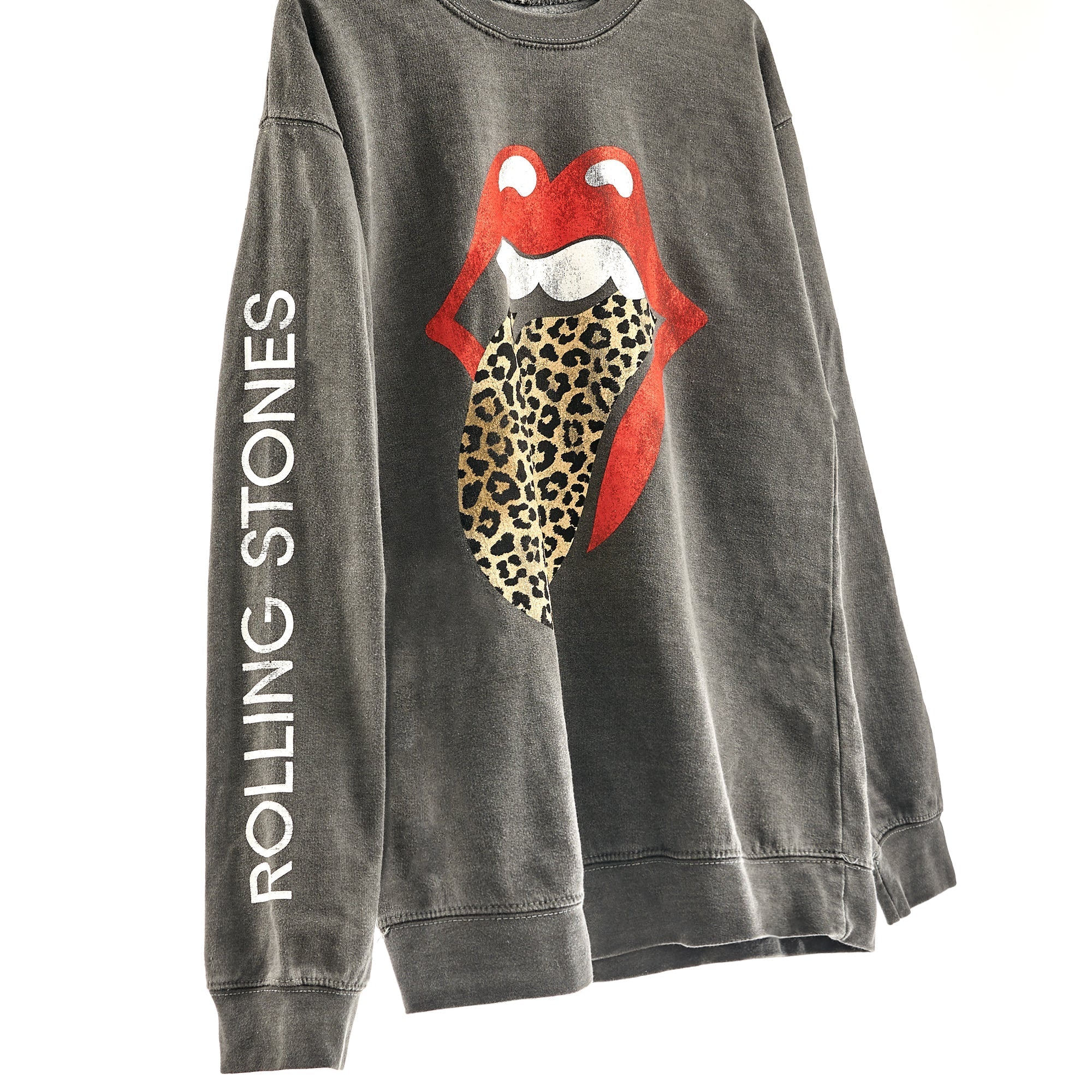 Leopard Tongue Washed Crewneck - Image 2