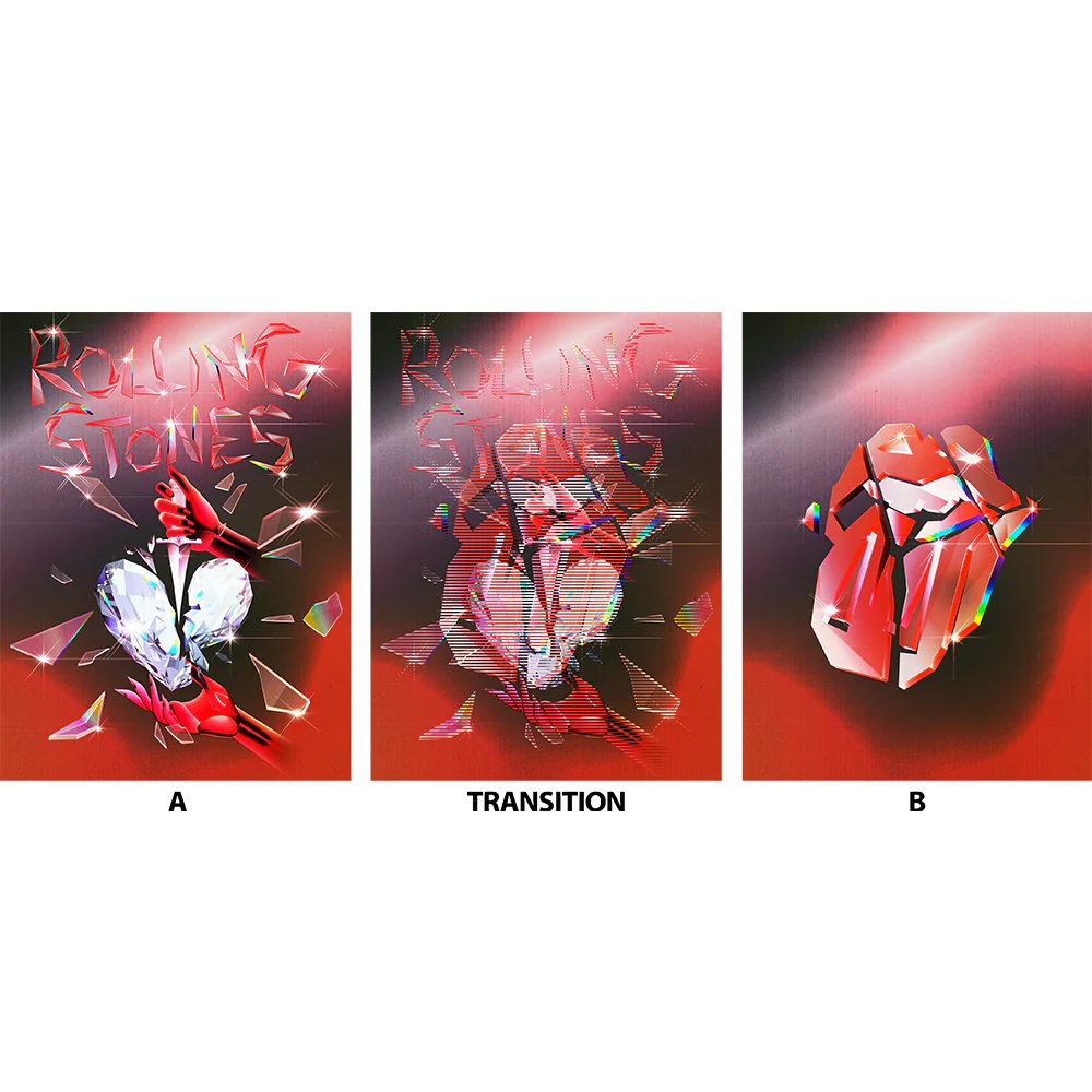 Limited Edition Hackney Diamonds Lenticular Print - Image 3