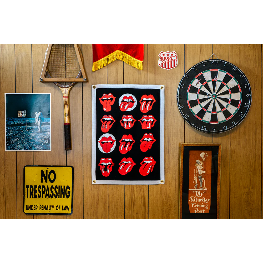 Lips Camp Flag (Black) - Image 3