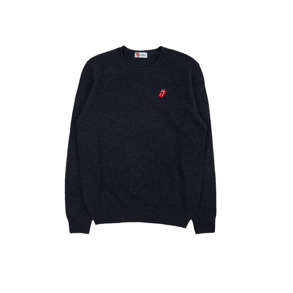 Merino Navy Knit Sweater