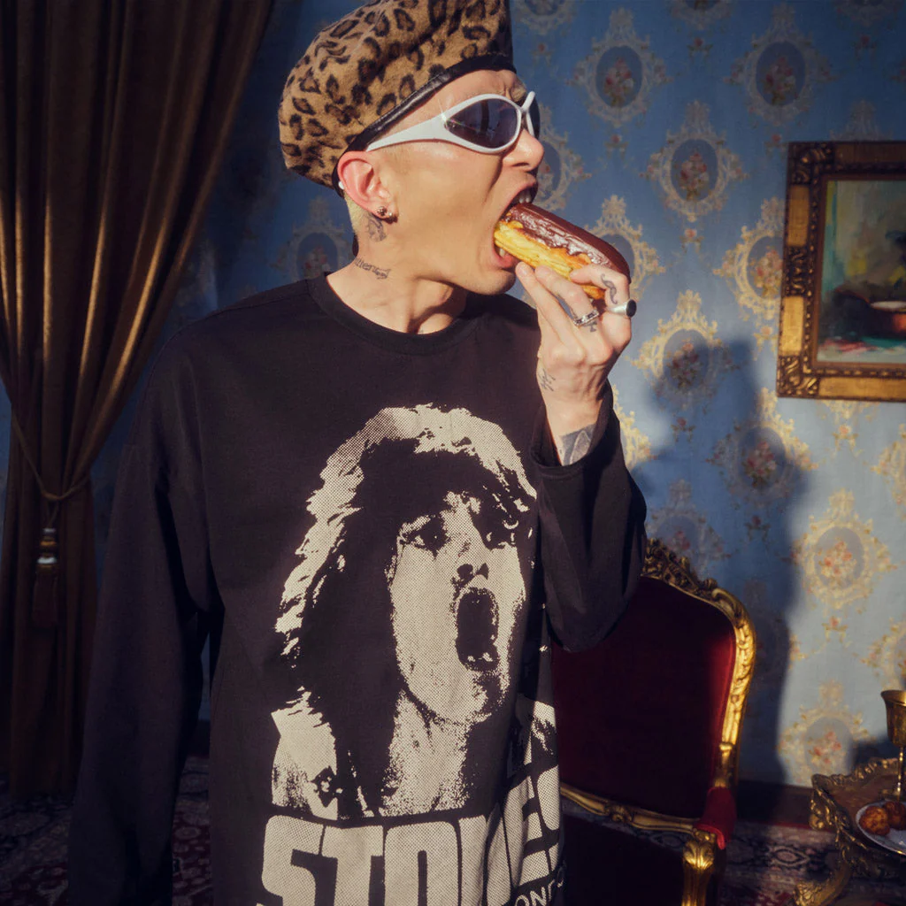 Mick Jagger Boxy Fit Longsleeve T-Shirt - Image 5