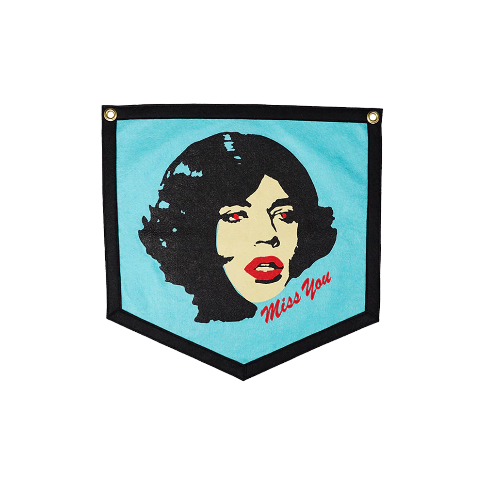 Mick Jagger Miss You Camp Flag