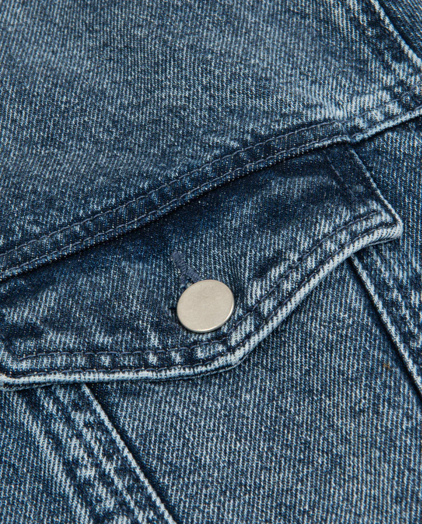 No. 9 Carnaby Distressed Denim Jacket II - Image 3