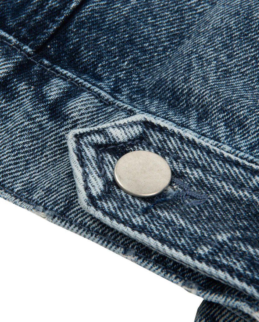 No. 9 Carnaby Distressed Denim Jacket II - Image 7
