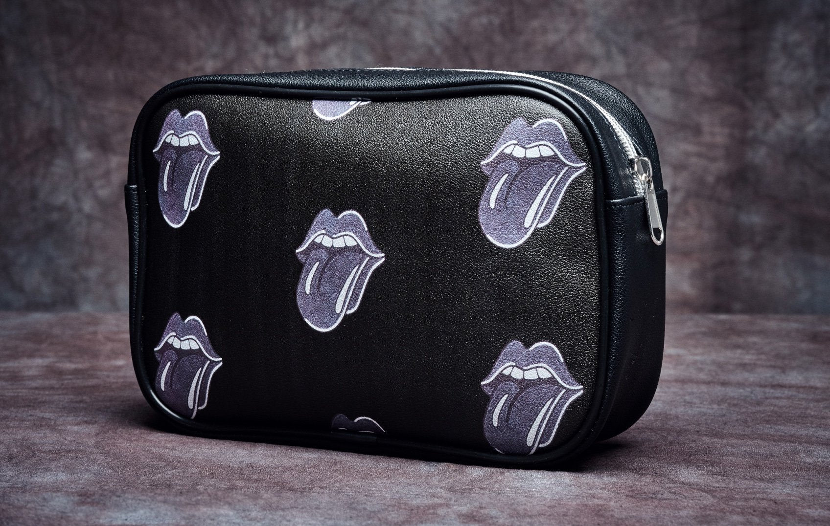 No. 9 All Over Print Vegan Leather Carnaby Pouch - Image 3