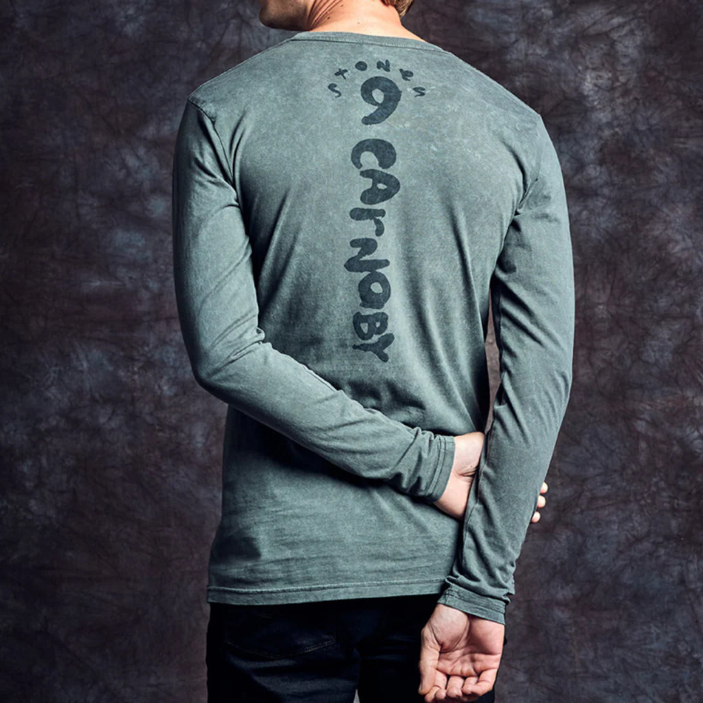 No. 9 Black Tongue & Script Longsleeve - Image 2