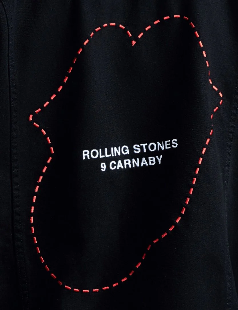No9 Tongue Outline Embroidered Trucker Jacket - Image 5
