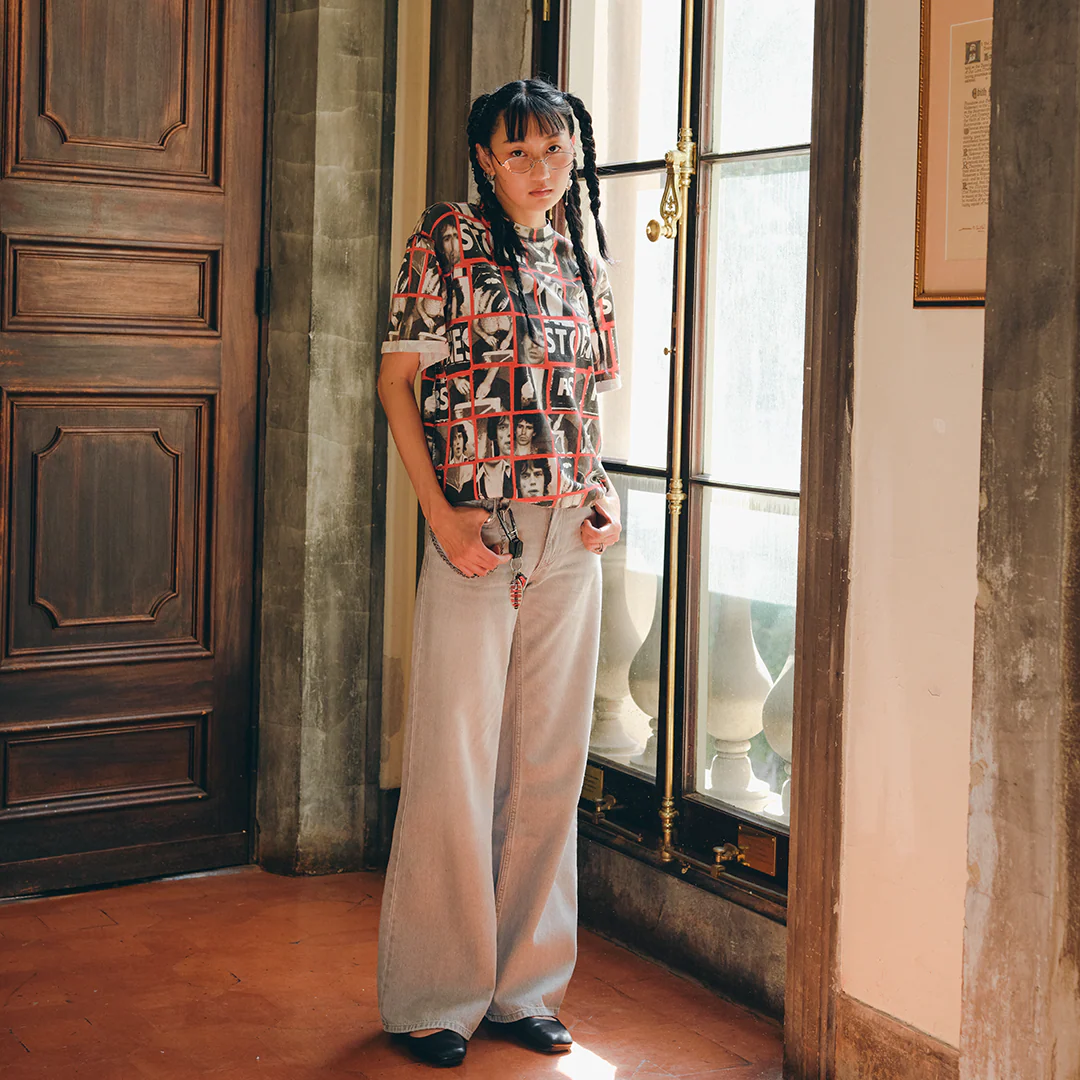 Oversized Vintage Print T-Shirt - Image 2