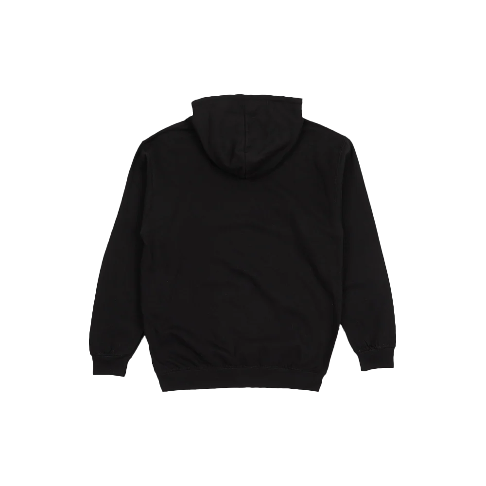 Paint It Black Reflective Tonal Splatter Tongue Print Zip Hoodie - Image 2