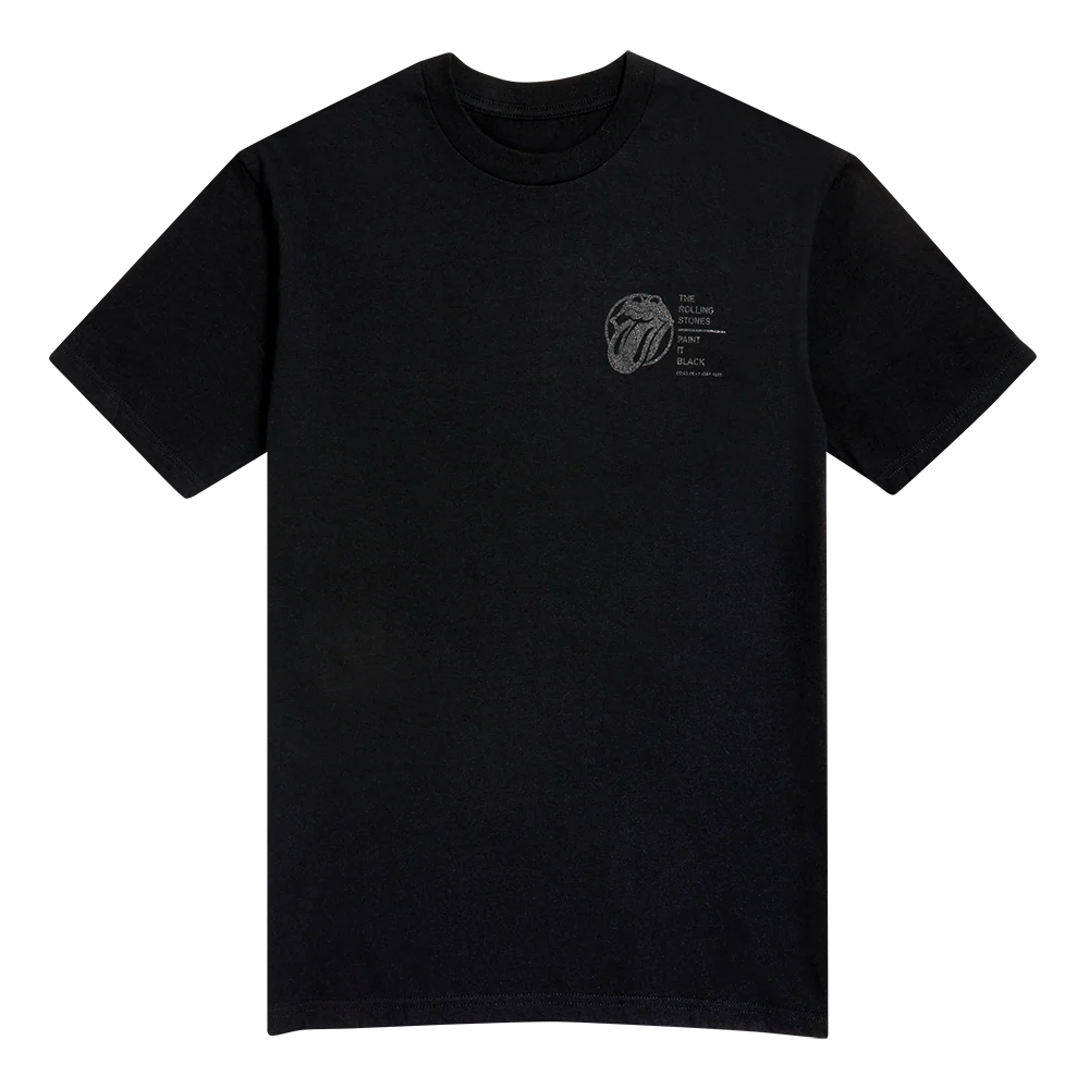 Paint It Black Tonal Lyric T-shirt