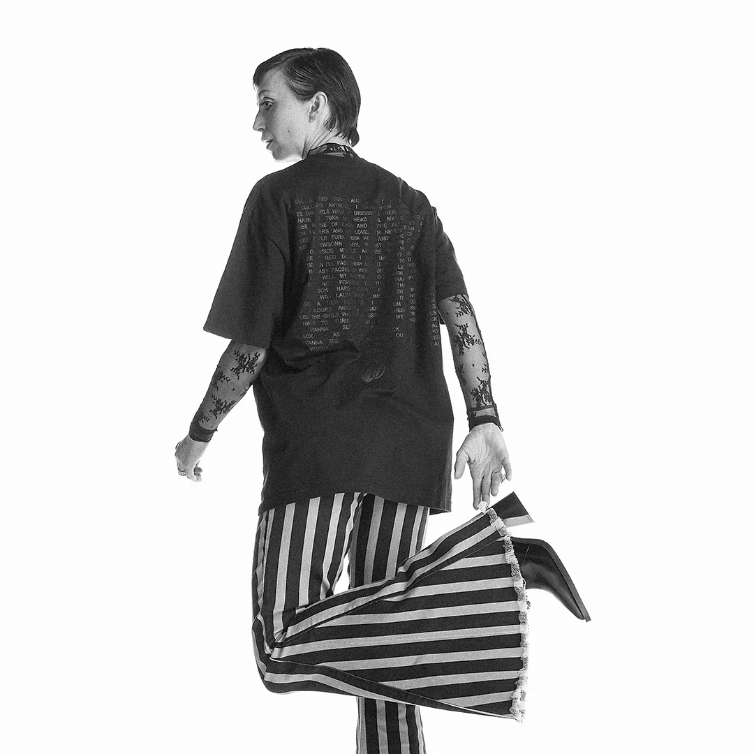 Paint It Black Tonal Lyric T-shirt - Image 5