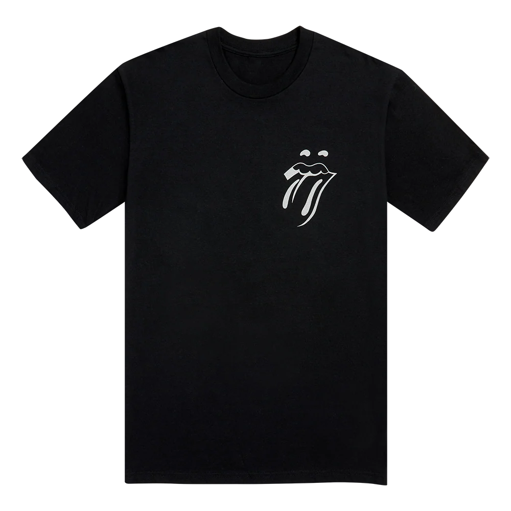 Paint It Black Tongue Outline T-shirt