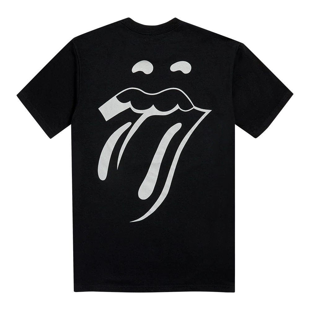 Paint It Black Tongue Outline T-shirt - Image 2