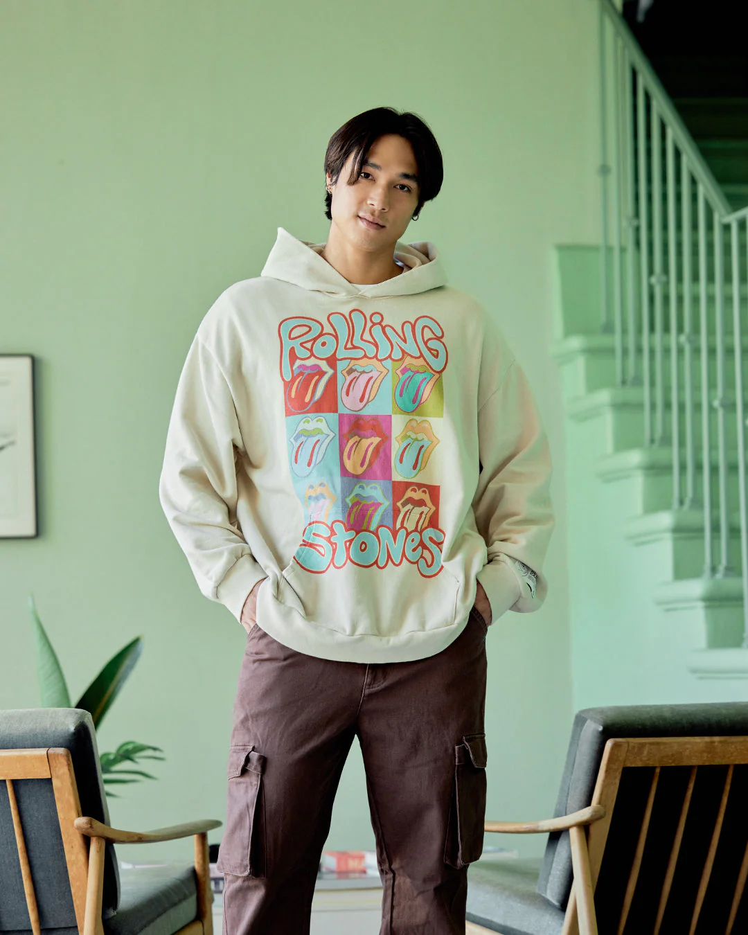 Pop Art Lick Multi Logo Hoodie - Image 5
