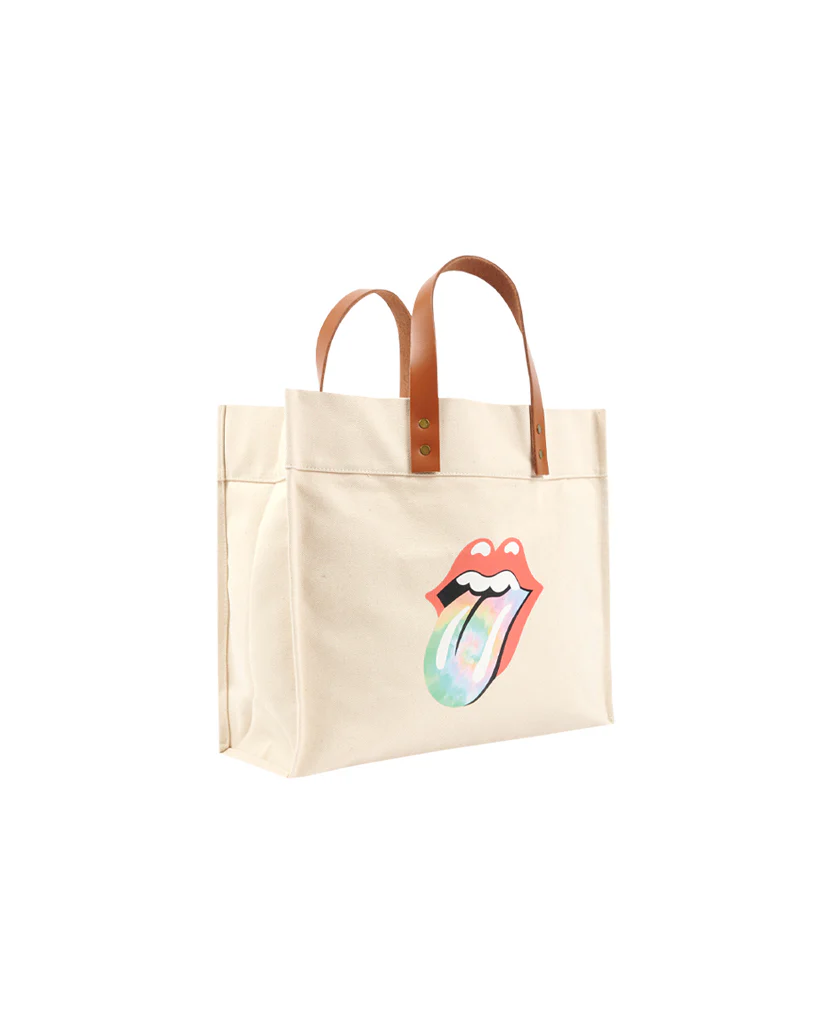 Psychedelic Tongue Canvas Tote Bag - Image 2