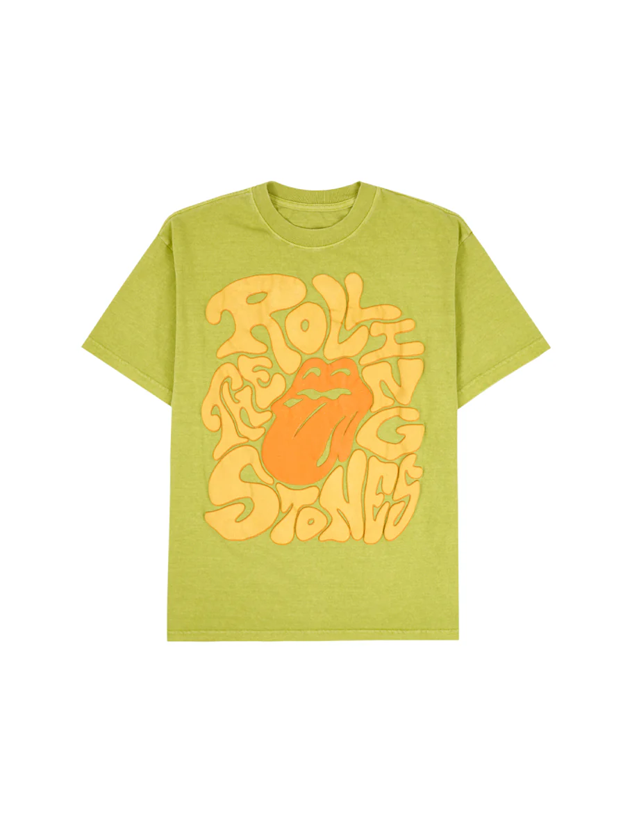 Puff Print Psychedelic Stones T-Shirt
